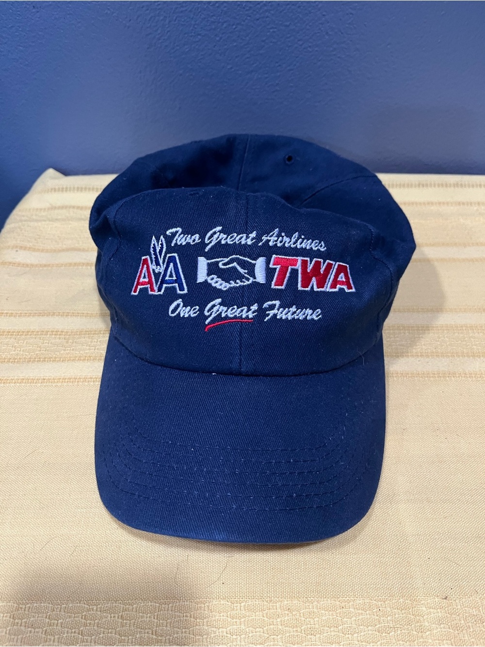 ✈️ VTG 2001 American Airlines - TWA Merger Hat - Cap Legend